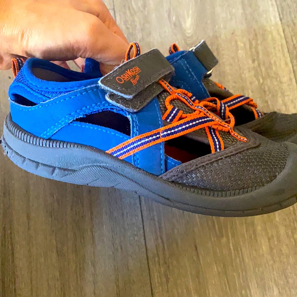 OshKosh b’gosh orange blue and gray.